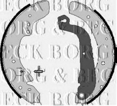 BORG & BECK bbs6059 -  Комплект тормозных колодок